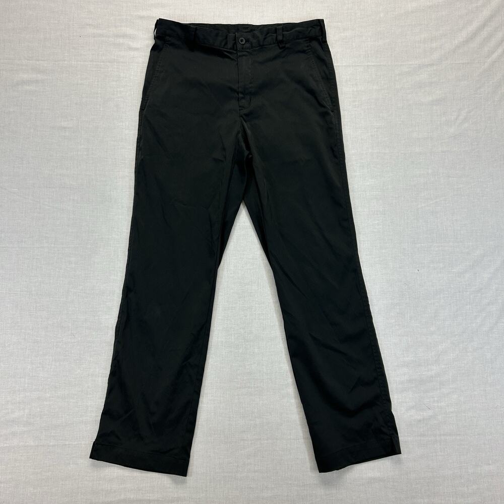 Nike Golf Dri-FIT Peformance Pants Men's 30x30 Black Casual Flat Front Pockets